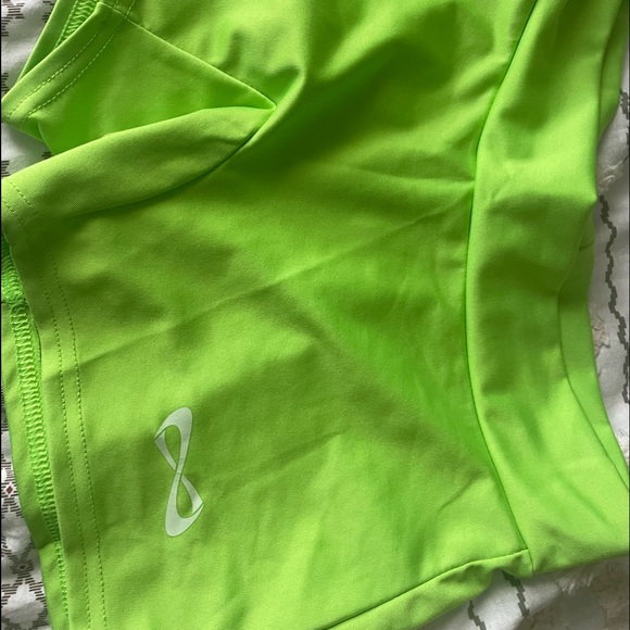 Lime green Nfinity shorts from a non smoking and hypoallergenic home. NEVER worn - Picture 3 of 5